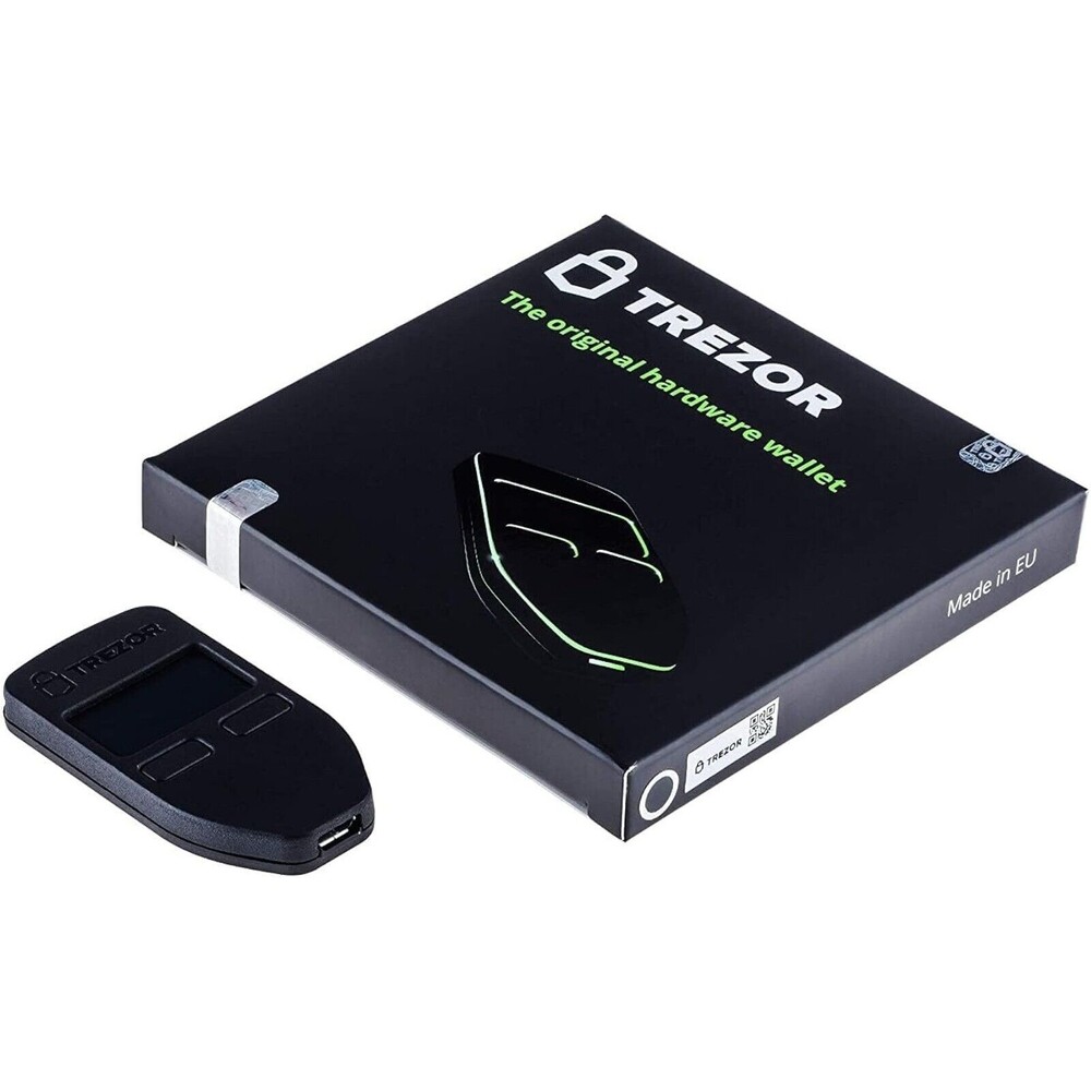 Trezor One Bitcoin Hardware Wallet - Black New Sealed - Crypto model 1